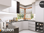 Проект будинку ARCHON+ Будинок в рододендронах 6 (A) вер.2 аранжування кухні 1 від 3