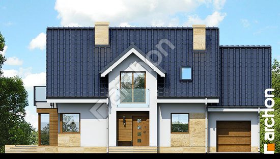 Передній фасад Будинок в рододендронах 6 (A) вер.2