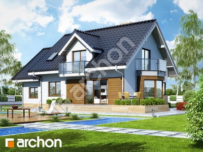 Проект будинку ARCHON+ Будинок в рододендронах 6 (A) вер.2 Вид 2