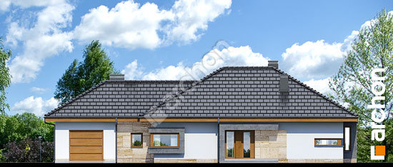 Передний фасад Дом под красной рябиной (ГН) вер.2