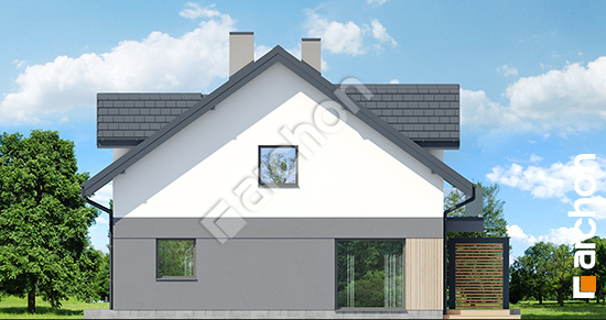 Бочний фасад Будинок в клематисах 2 (Р2) вер.2