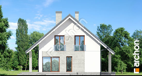 Бочний фасад Будинок в красивоягідниках 2 (П)