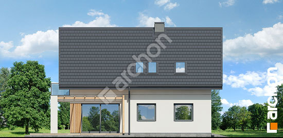 Боковой фасад Дом в миловонках 4