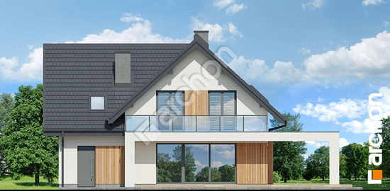 Дворовий фасад Будинок в міловонках 4