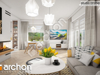 Проект будинку ARCHON+ Будинок в журавках (Г2Т) денна зона (візуалізація 3 від 3)