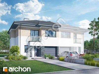 Проект дома ARCHON+ Вилла Юлия (АБ)