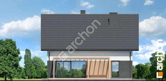 Дворовой фасад Дом во фрезиях 2 (Г2)