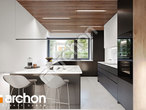 Проект будинку ARCHON+ Будинок у фрезіях 2 (Г2) візуалізація кухні 1 від 2