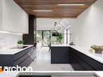 Проект будинку ARCHON+ Будинок у фрезіях 2 (Г2) візуалізація кухні 1 від 3