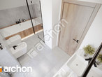Проект будинку ARCHON+ Будинок у фрезіях 2 (Г2) візуалізація ванни (візуалізація 3 від 4)