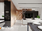 Проект будинку ARCHON+ Будинок у фрезіях 2 (Г2) денна зона (візуалізація 1 від 2)