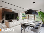 Проект будинку ARCHON+ Будинок у фрезіях 2 (Г2) денна зона (візуалізація 1 від 3)