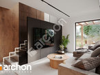 Проект будинку ARCHON+ Будинок у фрезіях 2 (Г2) денна зона (візуалізація 1 від 5)