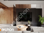 Проект будинку ARCHON+ Будинок у фрезіях 2 (Г2) денна зона (візуалізація 1 від 6)
