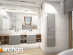 Проект будинку ARCHON+ Будинок в яблонках 4 (Г) візуалізація ванни (візуалізація 3 від 3)