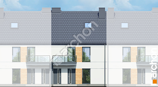 Передній фасад Будинок в фіалках 2 (Р2С) вер.2