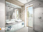 Проект будинку ARCHON+ Будинок в яблонках 9 візуалізація ванни (візуалізація 3 від 1)