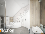 Проект будинку ARCHON+ Будинок в яблонках 9 візуалізація ванни (візуалізація 3 від 3)
