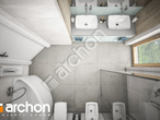 Проект будинку ARCHON+ Будинок в яблонках 9 візуалізація ванни (візуалізація 3 від 4)