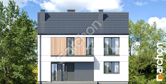 Передний фасад Дом в иберисах 3