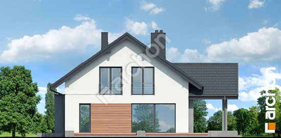 Бочний фасад Будинок в аурорах 8 (Г2)