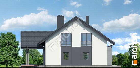 Бочний фасад Будинок в аурорах 8 (Г2)