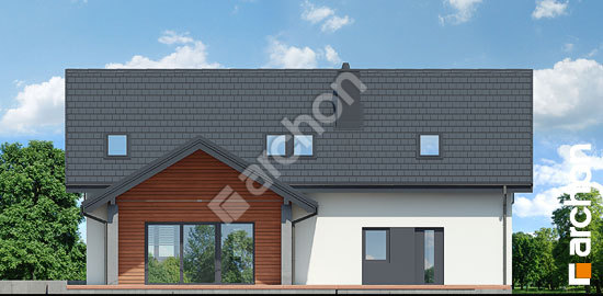 Дворовой фасад Дом в аурорах 8 (Г2)