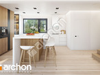 Проект будинку ARCHON+ Будинок в аурорах 8 (Г2) візуалізація кухні 1 від 3