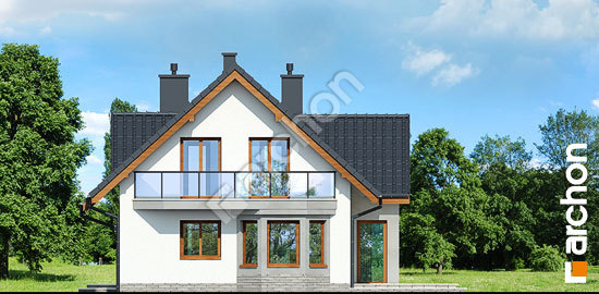 Боковой фасад Дом в мелиссе вер.2