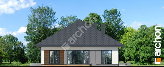 Дворовой фасад Дом в пионах 2 (Г2E)