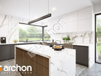 Проект дома ARCHON+ Дом в ренклодах 22 (Е) визуализация кухни 1 вид 1