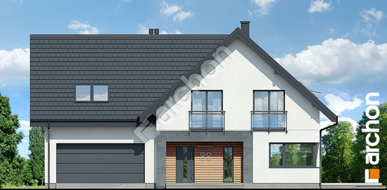 Передний фасад Дом в орлишках 2 (Г2)