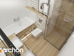 Проект дома ARCHON+ Дом в сантолинах 5 (Г2) визуализация ванной (визуализация 3 вид 4)