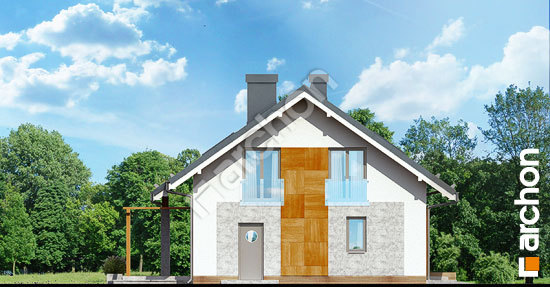 Боковой фасад Дом Миниатюрка 2 (Н) вер.2