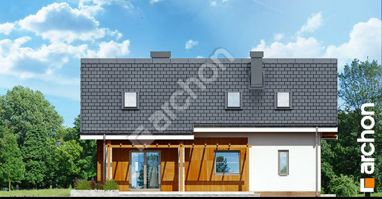 Дворовий фасад Будинок Мініатюрка 2 (Н) вер.2