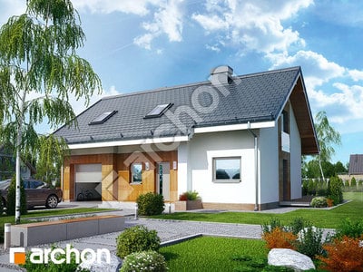 Проект дома ARCHON+ Дом Миниатюрка 2 (Н) вер.2 