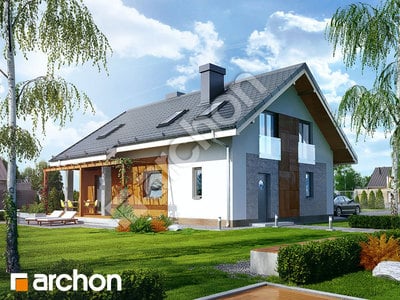 Проект будинку ARCHON+ Будинок Мініатюрка 2 (Н) вер.2 Вид 2