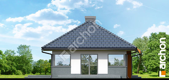 Бочний фасад Будинок в маївках вер. 2