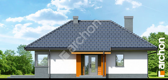 Передній фасад Будинок в маївках вер. 2