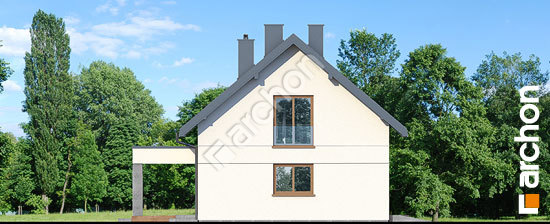 Боковой фасад Дом в малиновках 15