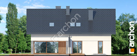 Дворовий фасад Будинок в малинівці 15