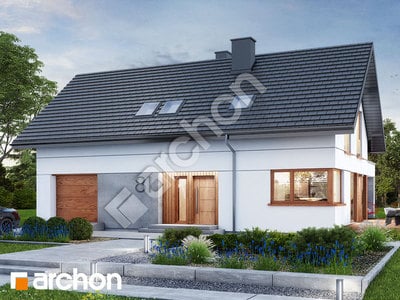 Проєкт будинку ARCHON+ Будинок в малинівці 15 