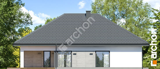 Боковой фасад Дом в хакетиях (Е)