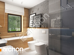 Проект дома ARCHON+ Дом в хакетиях (Е) визуализация ванной (визуализация 3 вид 1)
