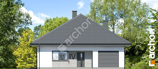 Передний фасад Дом в хакетиях (Е)