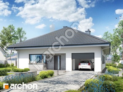 Проект дома ARCHON+ Дом в хакетиях (Е) 