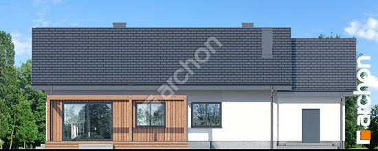 Дворовой фасад Дом в лещиновнике 6 (Г)