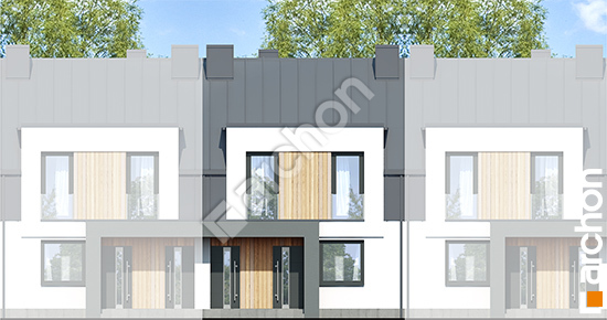 Передній фасад Будинок в фіалках 7 (Р2С) вер.2 