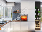 Проект дома ARCHON+ Дом в журавках 7 (Т) визуализация кухни 1 вид 2