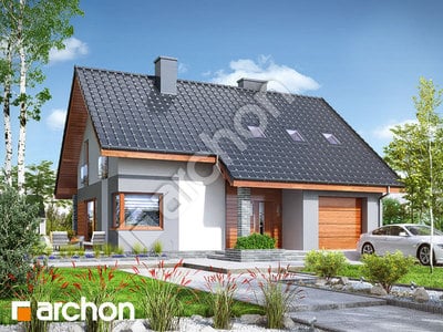 Проєкт будинку ARCHON+ Будинок в журавках 7 (Т) 